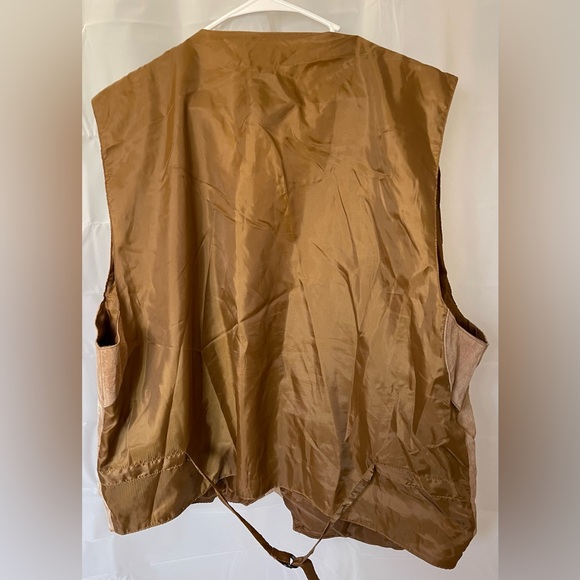 Leather Suede Vest Size 4X - Picture 2 of 5